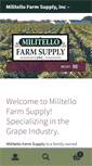 Mobile Screenshot of militellofarmsupply.com